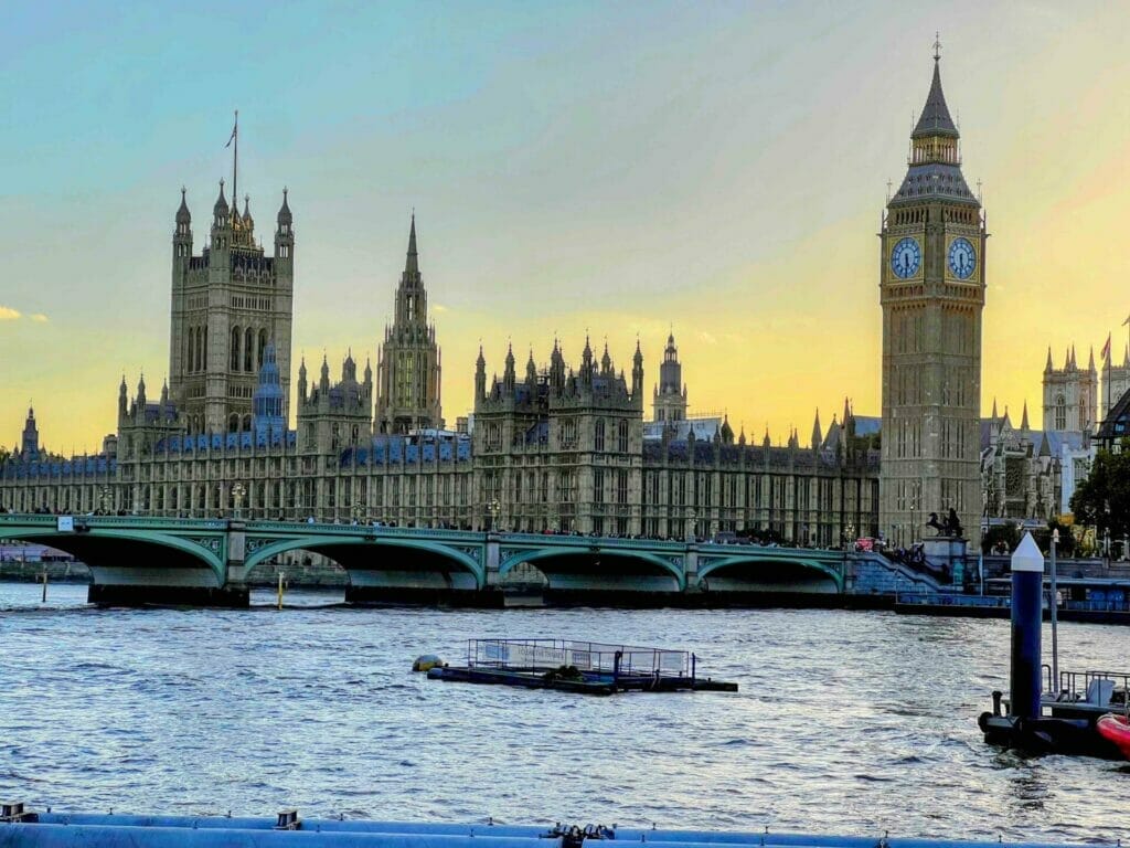 London big ben and parlement