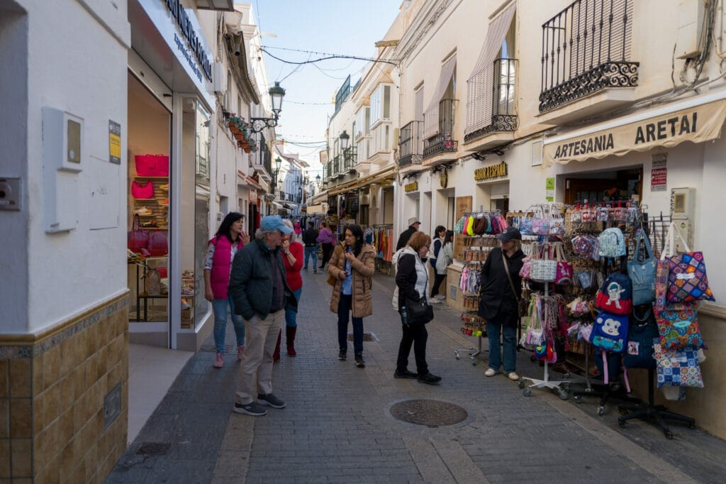 shopping in Nerja Old Town