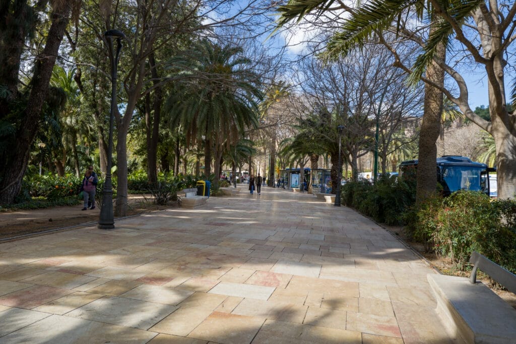 Parque de la Alameda in Malaga